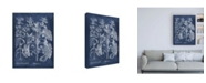 Trademark Global Vision Studio Besler Leaves in Indigo I Canvas Art - 19.5" x 26"